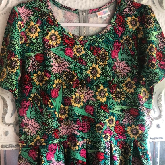 LuLaRoe Flower Dress - Picture 2 of 4